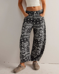Bandana Barrel Jeans - Blue
