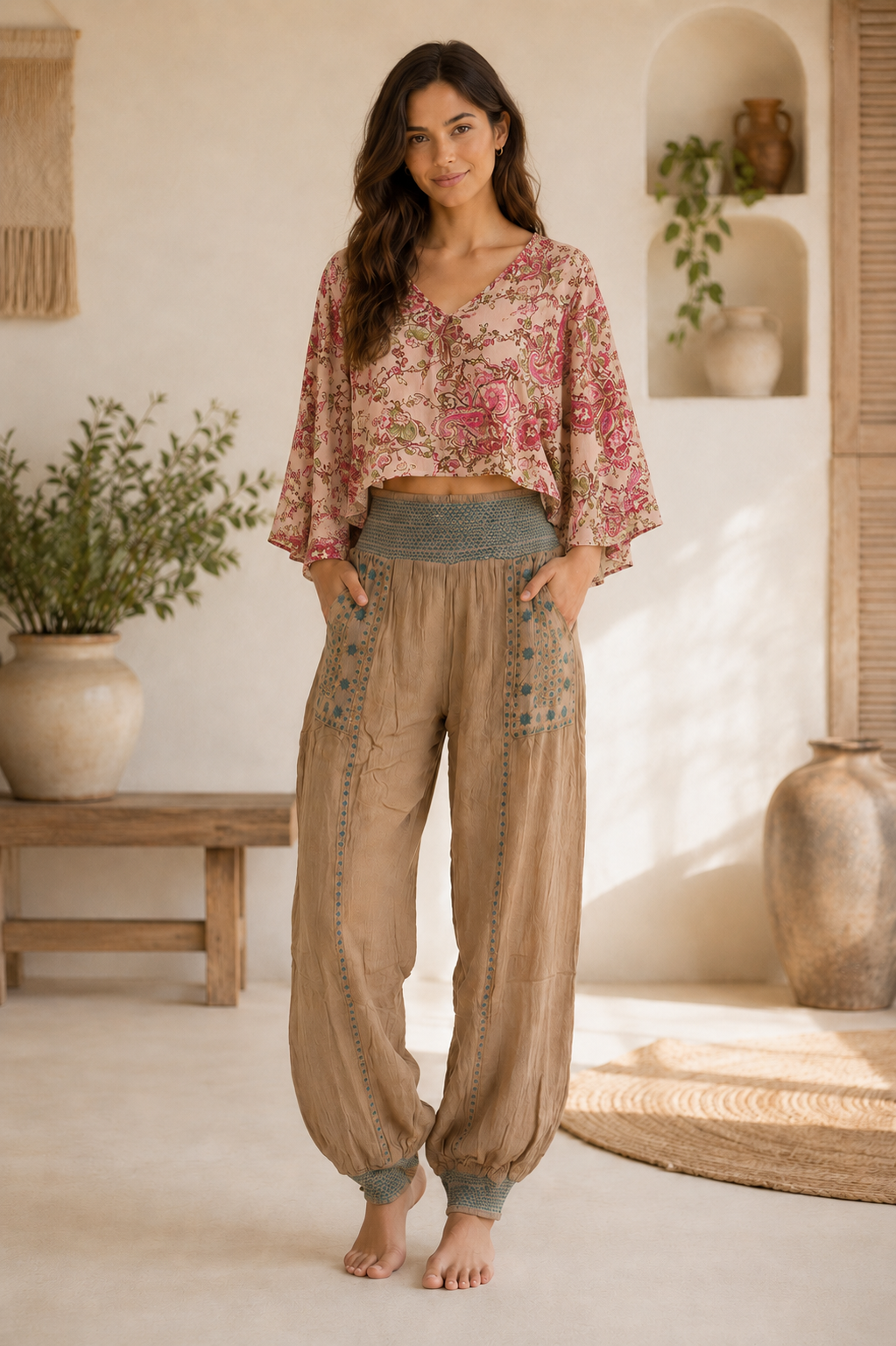 Boho Harem Pant (Agent Sample 16886 | Size S only)