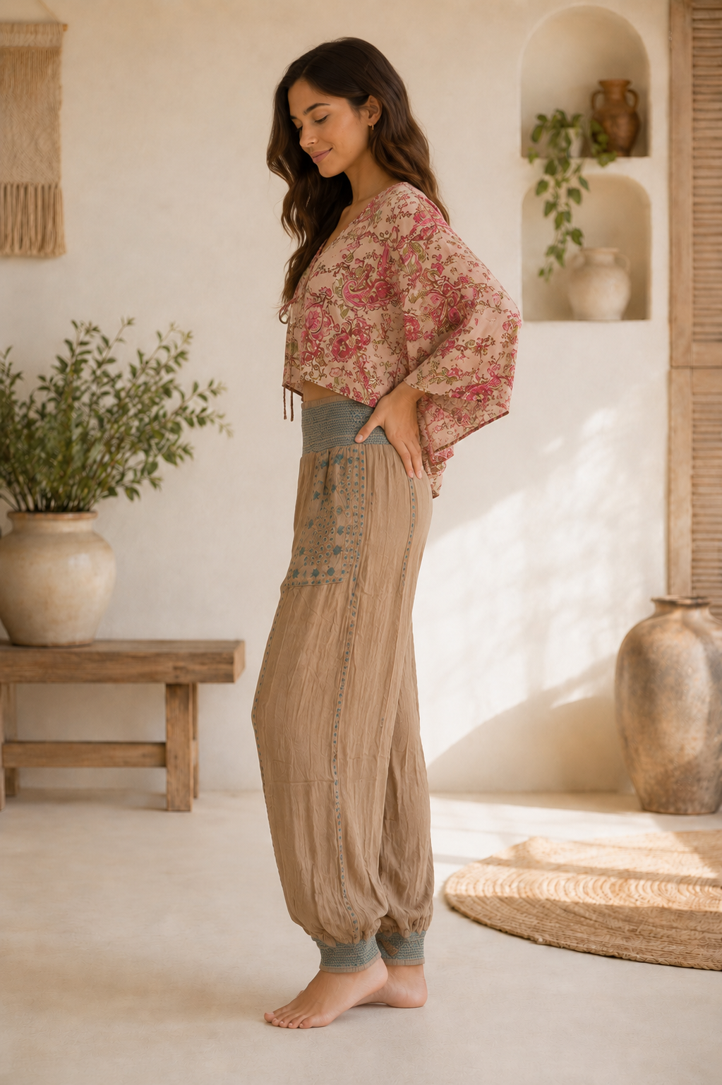 Boho Harem Pant (Agent Sample 16886 | Size S only)