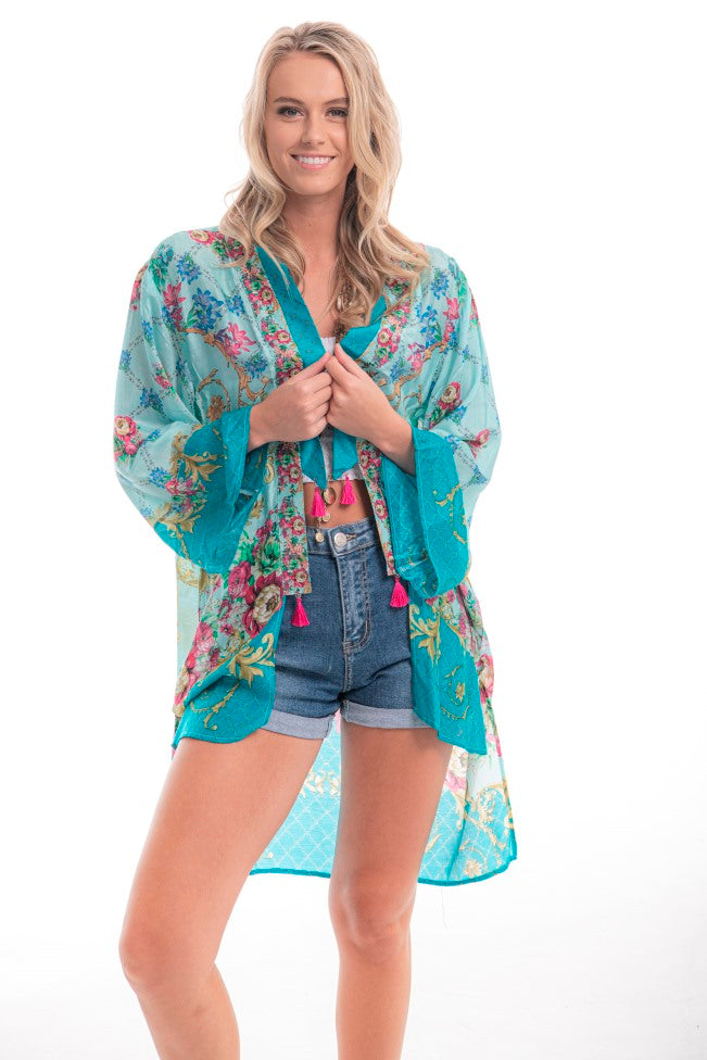 Periwinkle Kimono