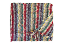 Nia Woodland Turtleneck Poncho (Red/Green)
