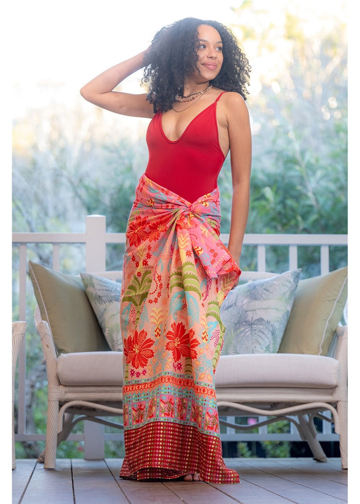 Hibiscus Hibiscus Cotton Sarong