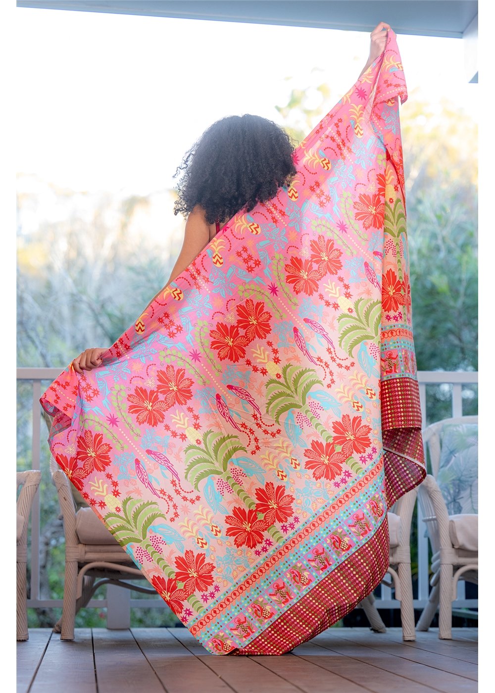 Hibiscus Hibiscus Cotton Sarong