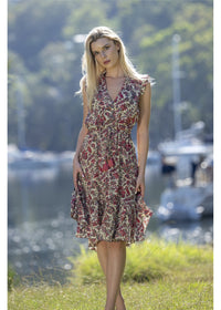Shula Frill Dress, front view