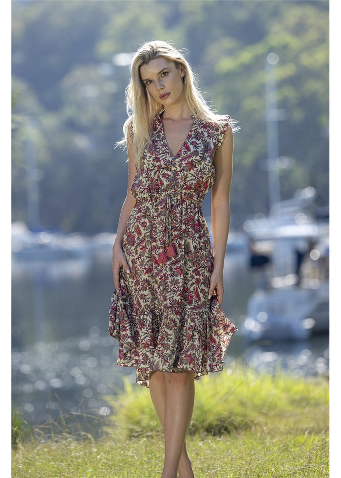 Shula Frill Dress, front view