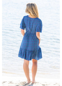 Pirrin V Neck Short Dress, view 3