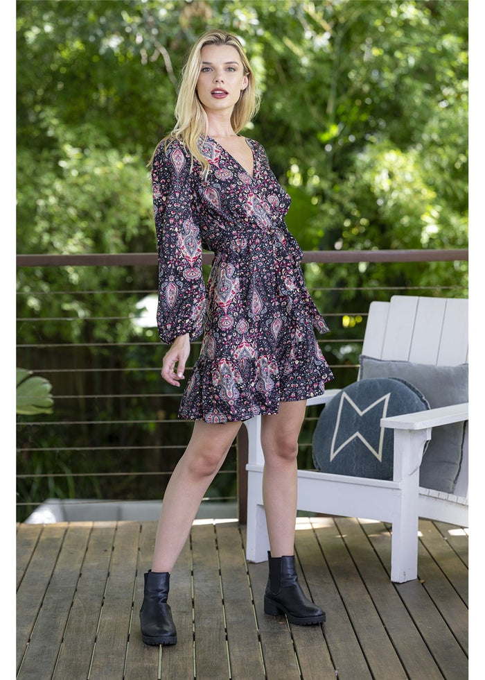 Allegra Long Sleeve Midi Dress