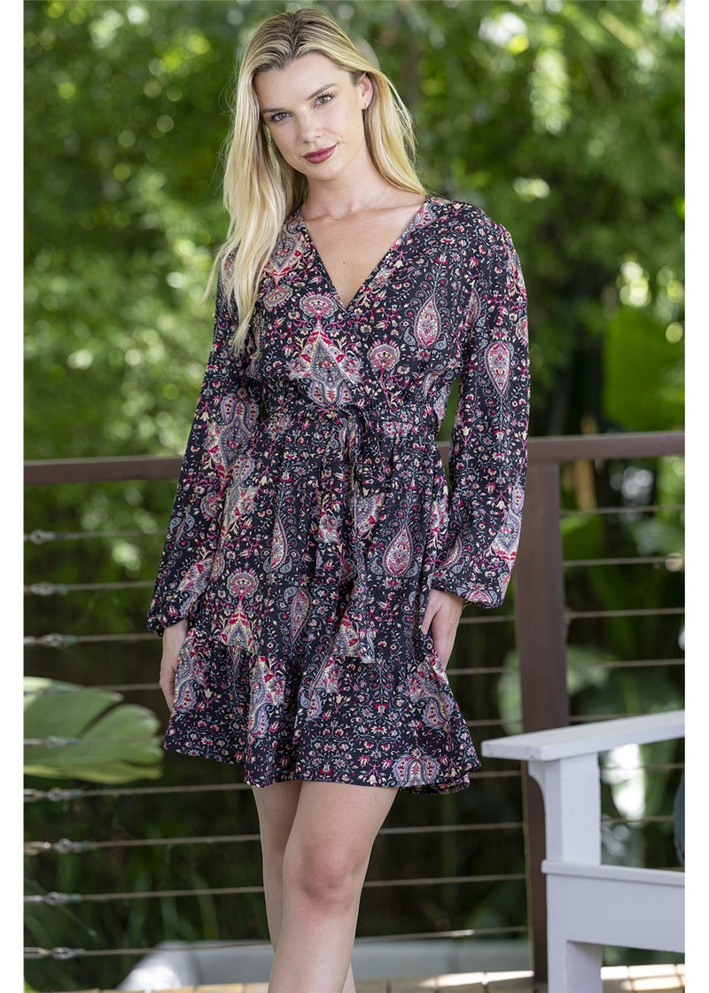 Allegra Long Sleeve Midi Dress