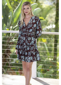 Brandy Long Sleeve Midi Dress