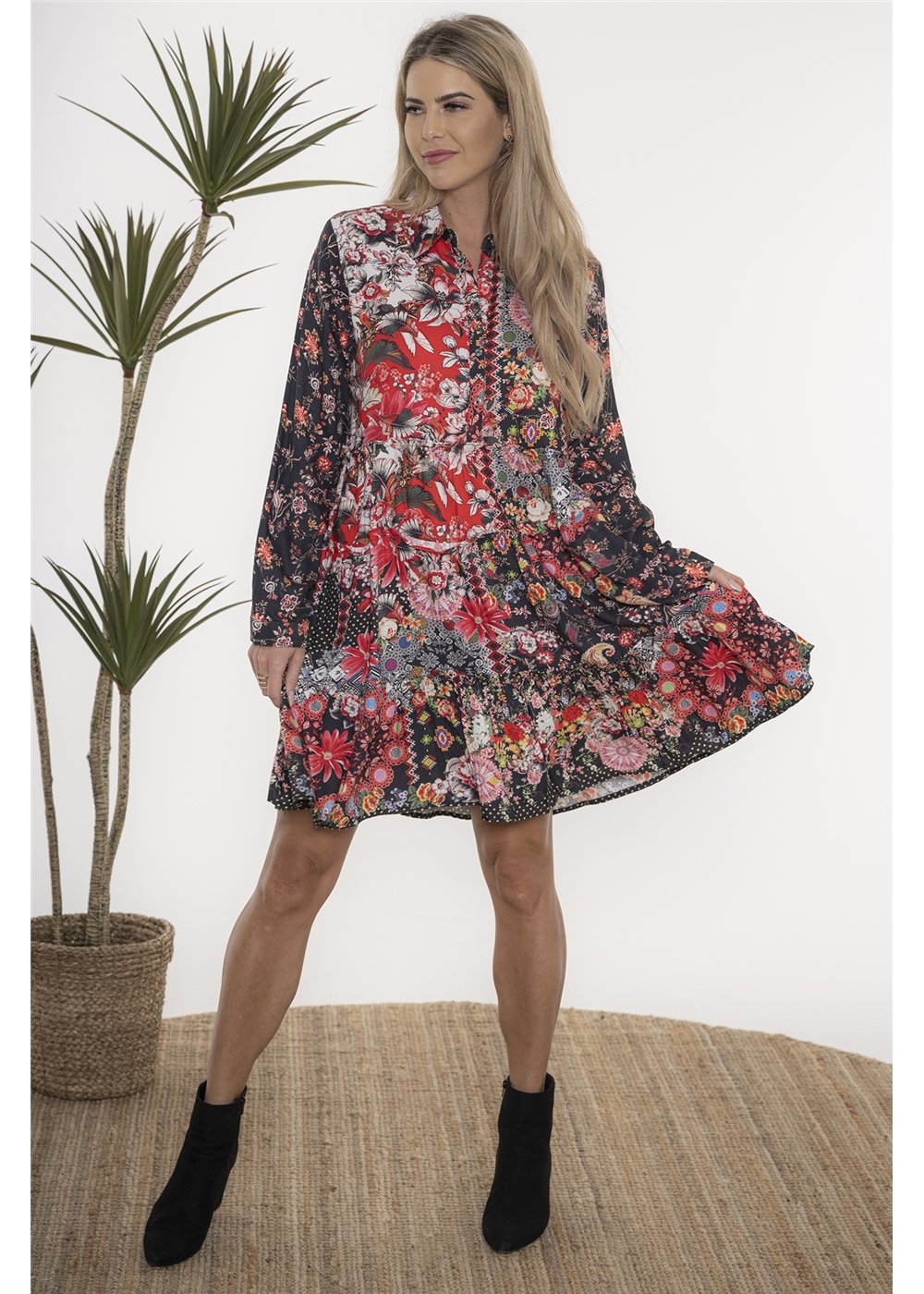 Sami Tiered Midi Dress