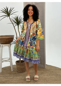 Folksy Carmen Dress, front view