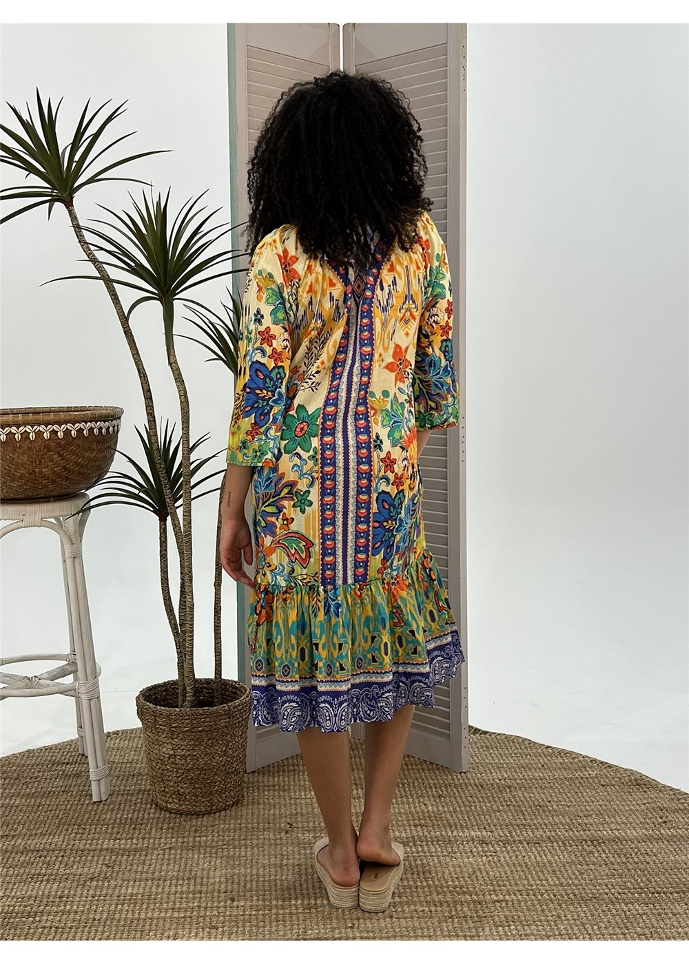 Folksy Carmen Dress, view 2