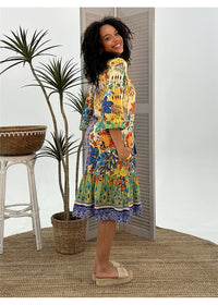 Folksy Carmen Dress, view 3