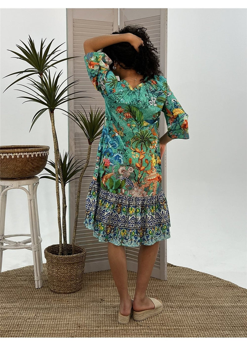 Tea House Carmen Dress