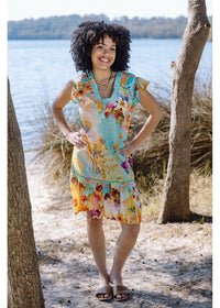 Desert Bloom Short Dress