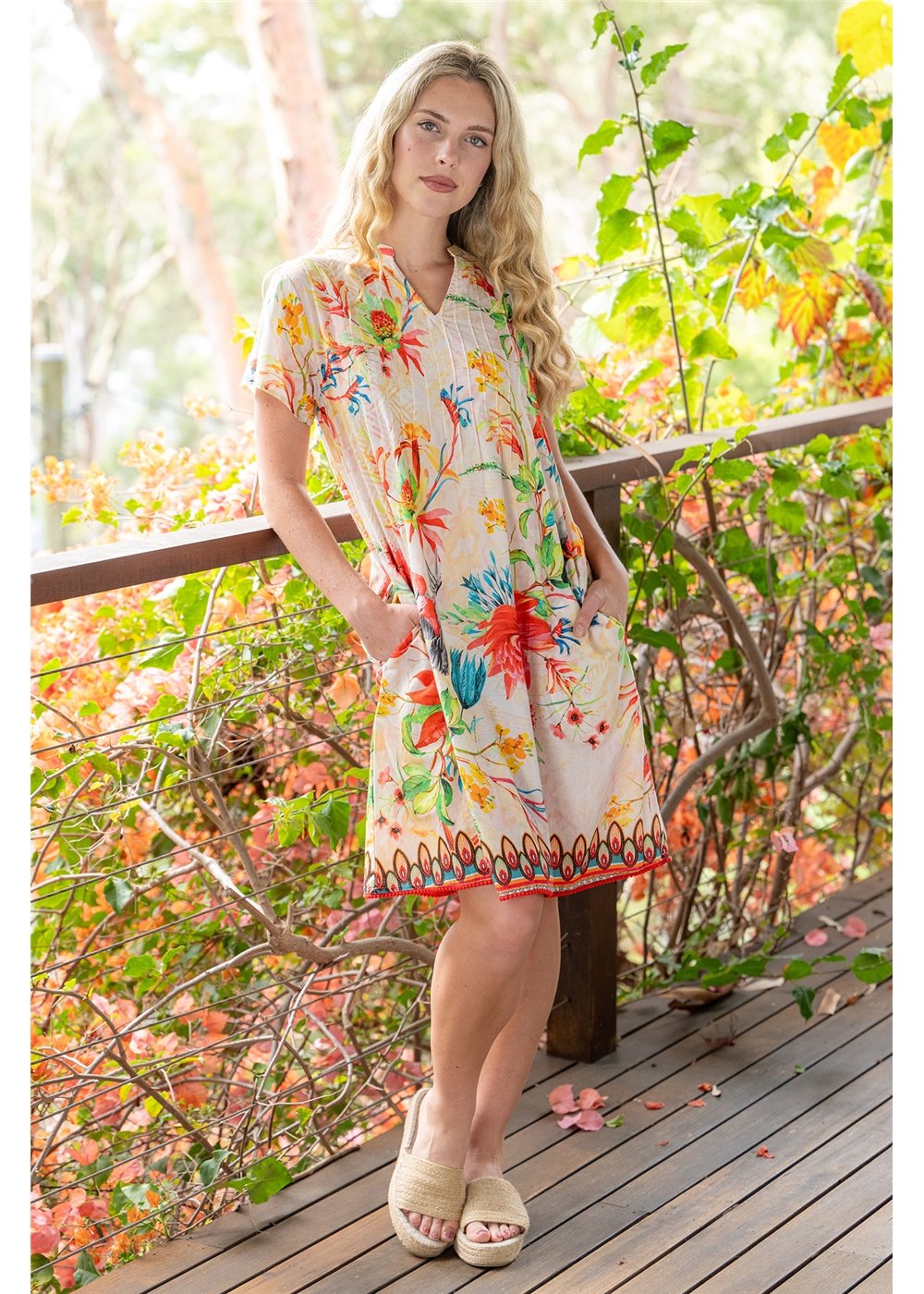 Waratah Pintuck Dress