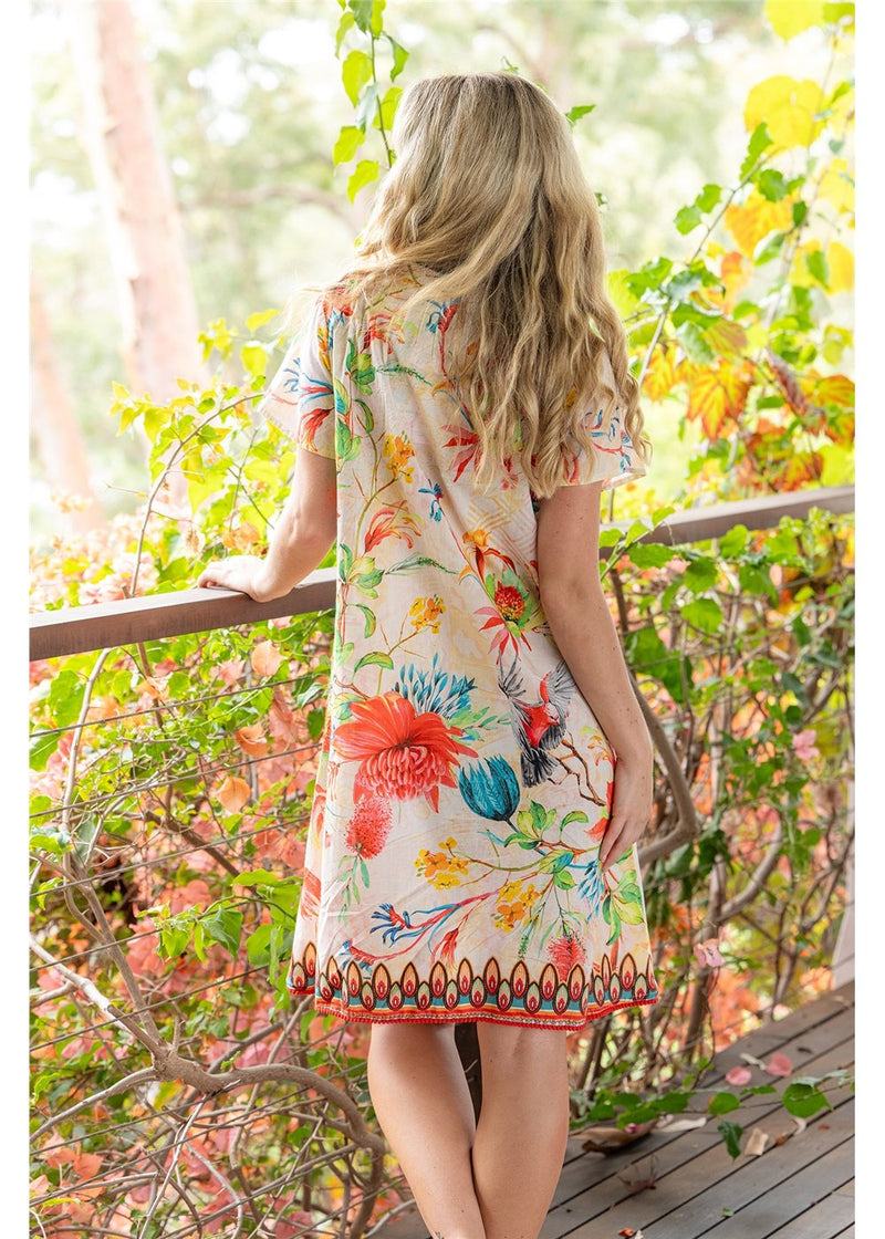Waratah Pintuck Dress