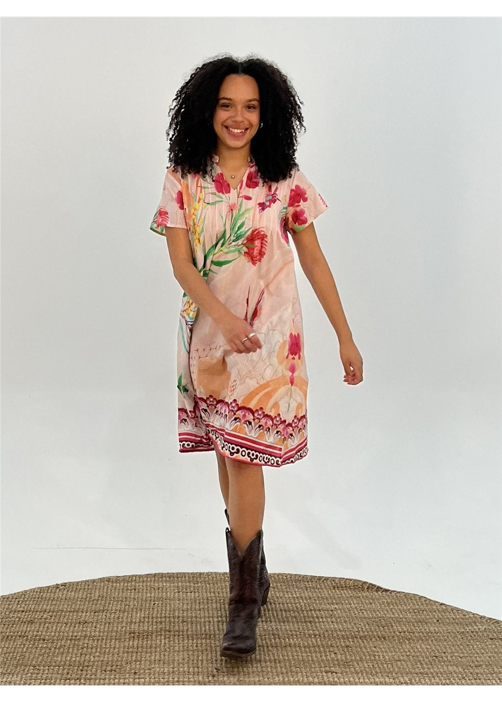 Wild Wattle Pintuck Dress