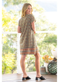 Hannah Dress - Rust
