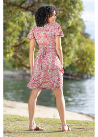 Cleo Short Wrap Dress