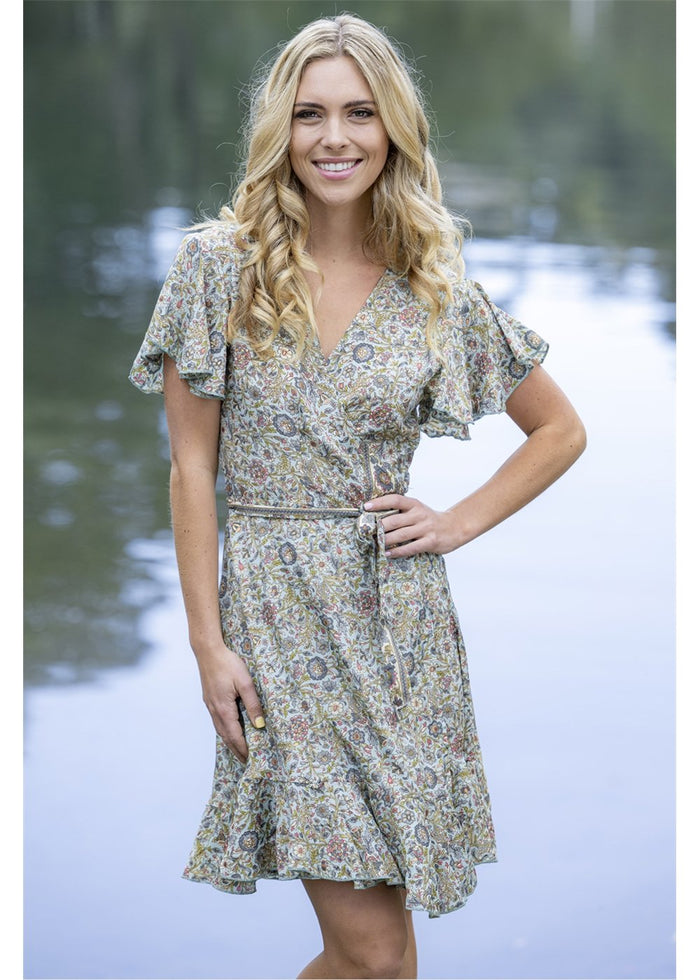 Willow Short Wrap Dress