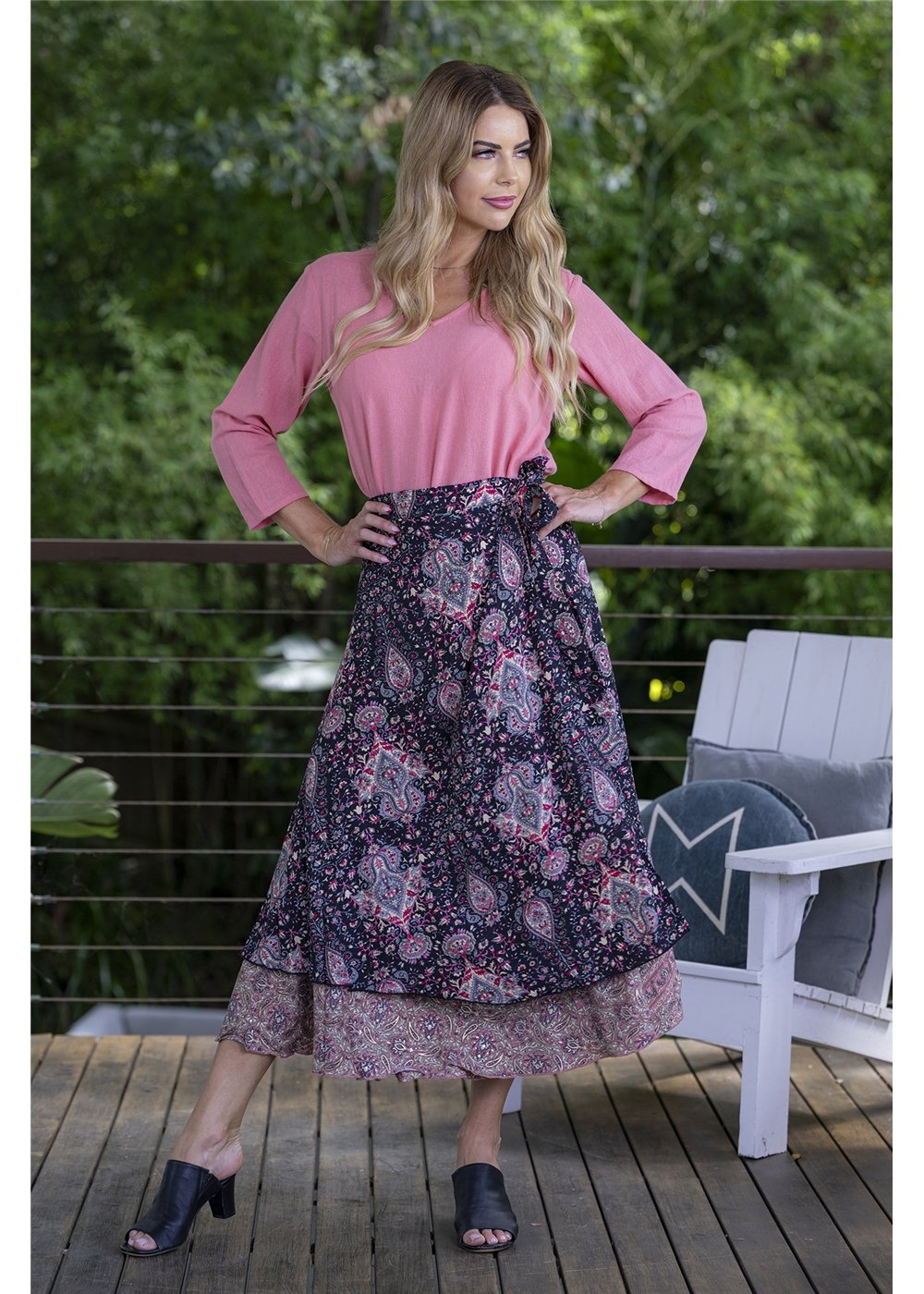 Allegra Wrap Skirt