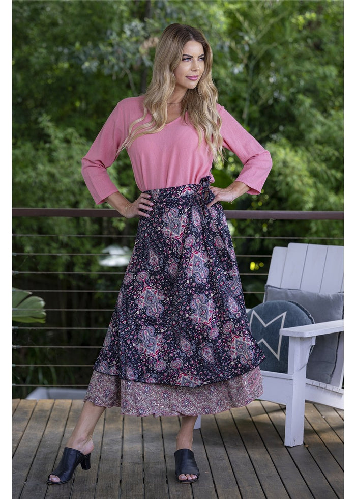 Allegra Wrap Skirt