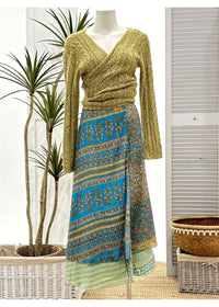 Wrap Skirt - Cyan - Limited Edition
