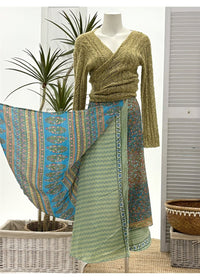 Wrap Skirt - Cyan - Limited Edition