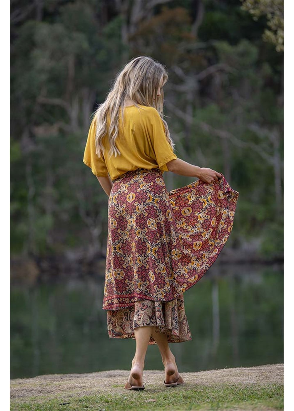 Solstice Wrap Skirt, view 2