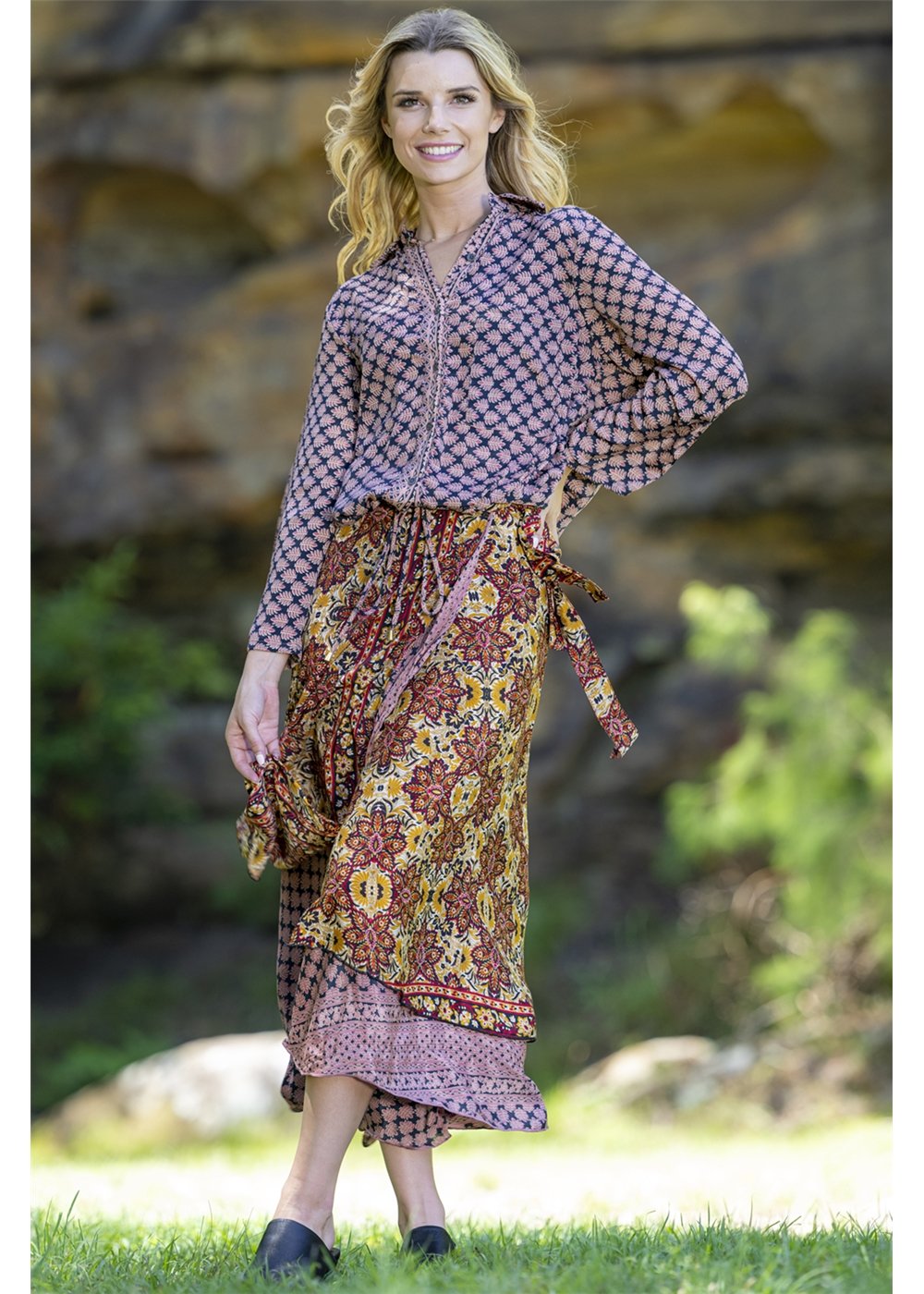 Solstice Wrap Skirt, view 4