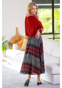 Yindi Cotton A-Line Skirt