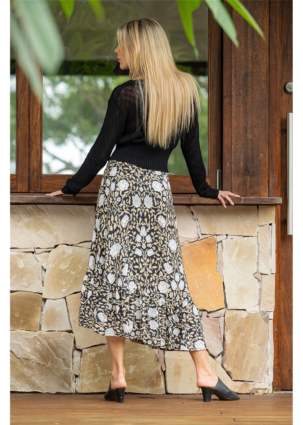 Imogen Frill Wrap Skirt