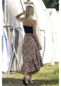 Shula Frill Wrap Skirt, view 2