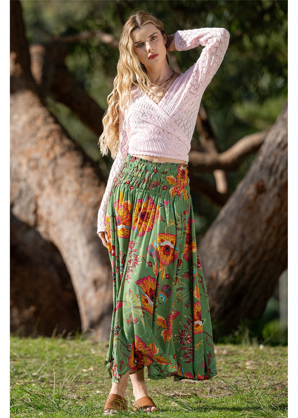 Posey Shirred Skirt/Dress