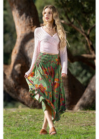 Posey Shirred Skirt/Dress