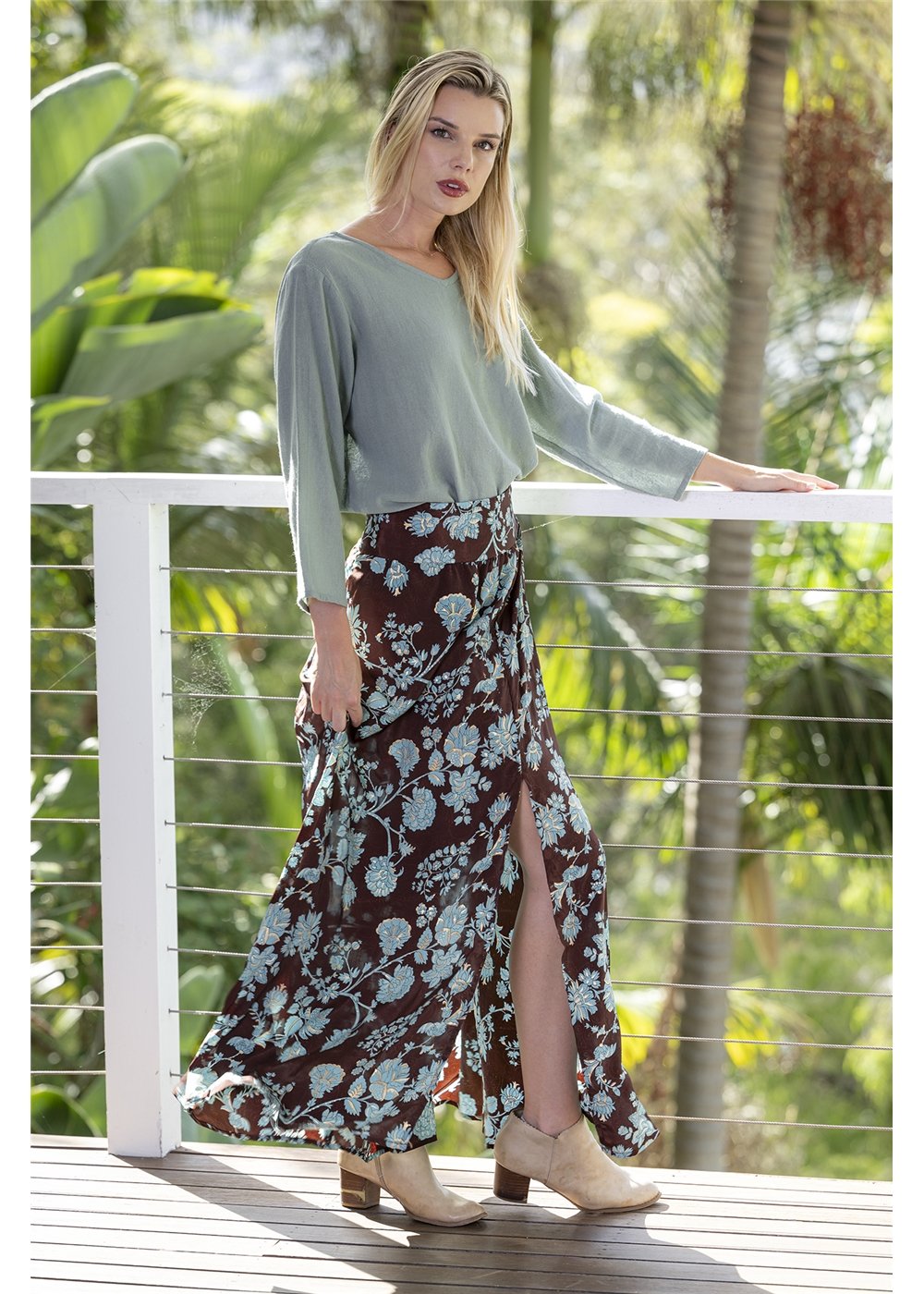 Brandy Split Skirt
