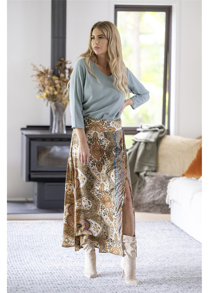 Donella Donella Split Skirt