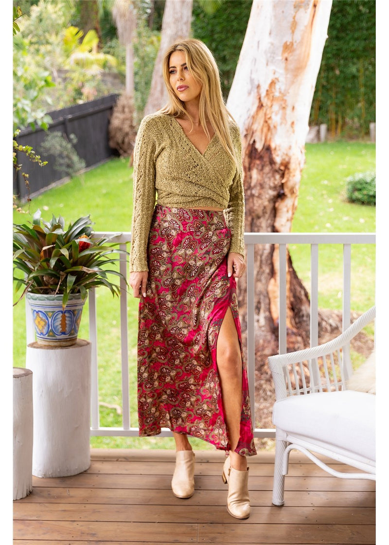 Sofia Split Skirt