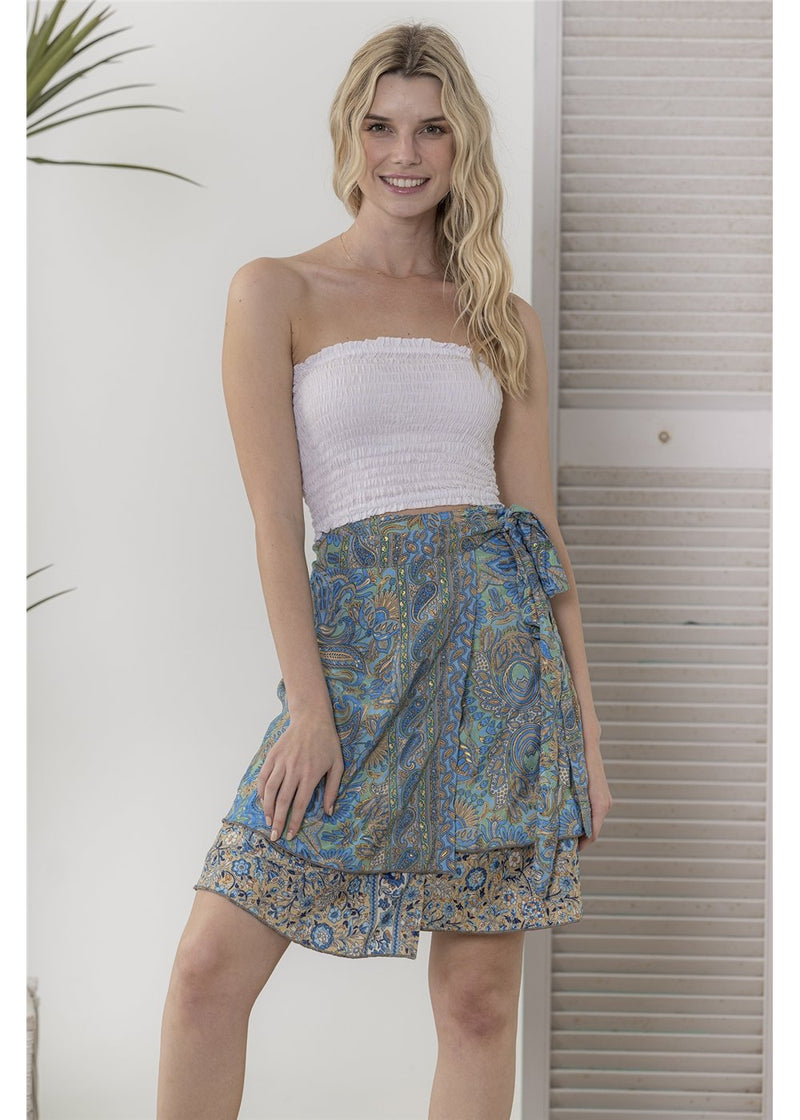 Capri Midi Wrap Skirt