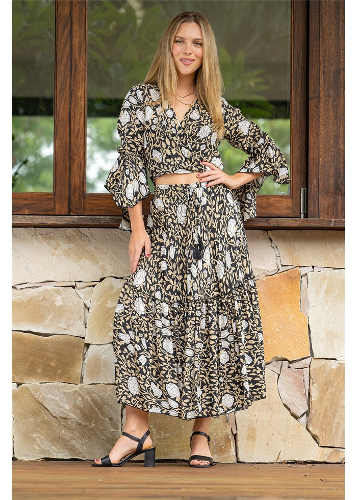 Imogen Frill Maxi Skirt