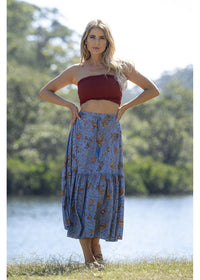 Janan Frill Maxi Skirt