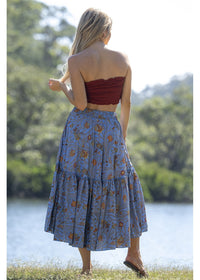 Janan Frill Maxi Skirt