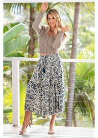 Leura Frill Maxi Skirt