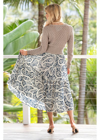 Leura Frill Maxi Skirt