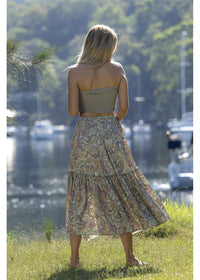 Yasmin Frill Maxi Skirt