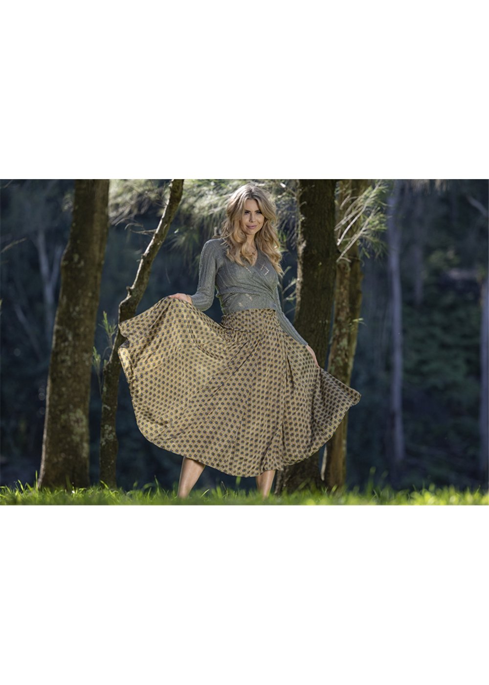 Irina Shirred Skirt/Dress