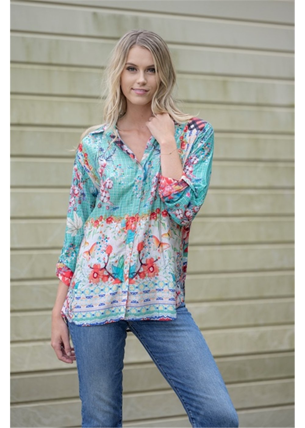 Western Silk blend shirt - Western