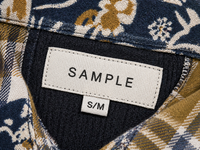 CJ Shirt Patchwork | Green CD-133 (agent samples - Size S/M)
