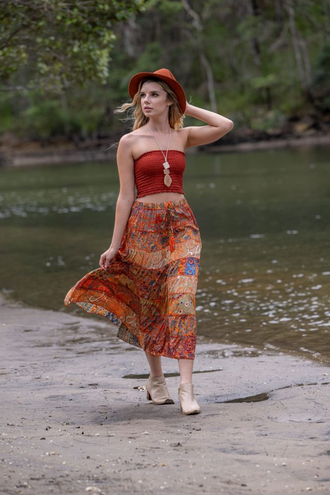 Stevie Skirt - Rust